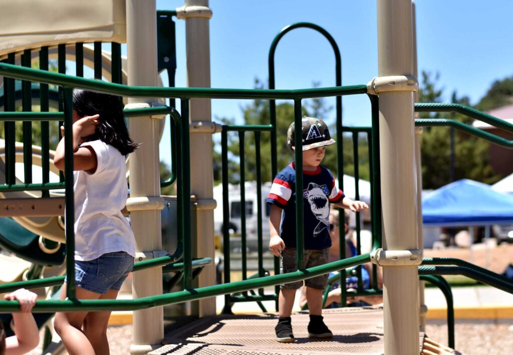Kids at play in a Payson park